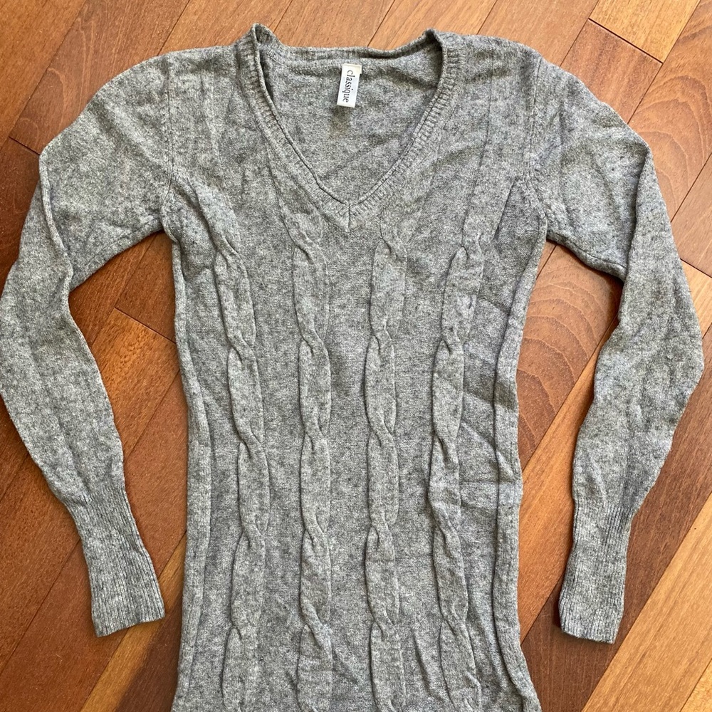 Gray Sweater Dress